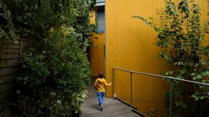 A self-built house in Walters Way in London