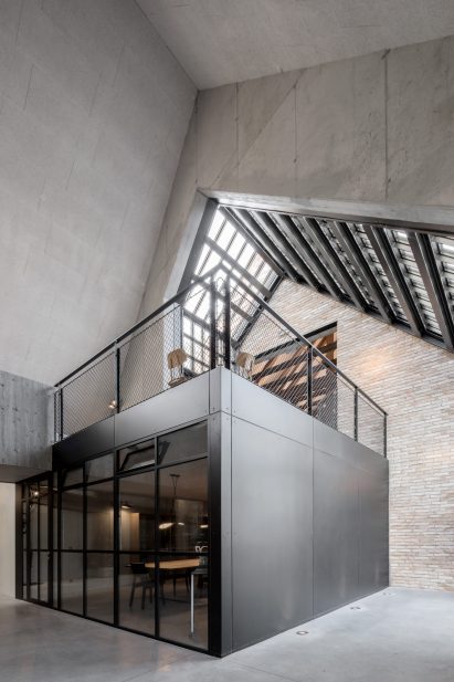 Clemens Strobl winery by Destilat features greyscale interiors