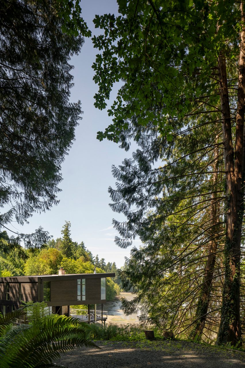 Nature surrounds Aldo Beach House by Wittman Estes