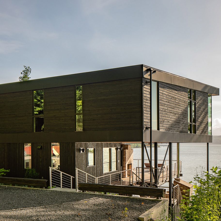 View of Aldo Beach House extensions
