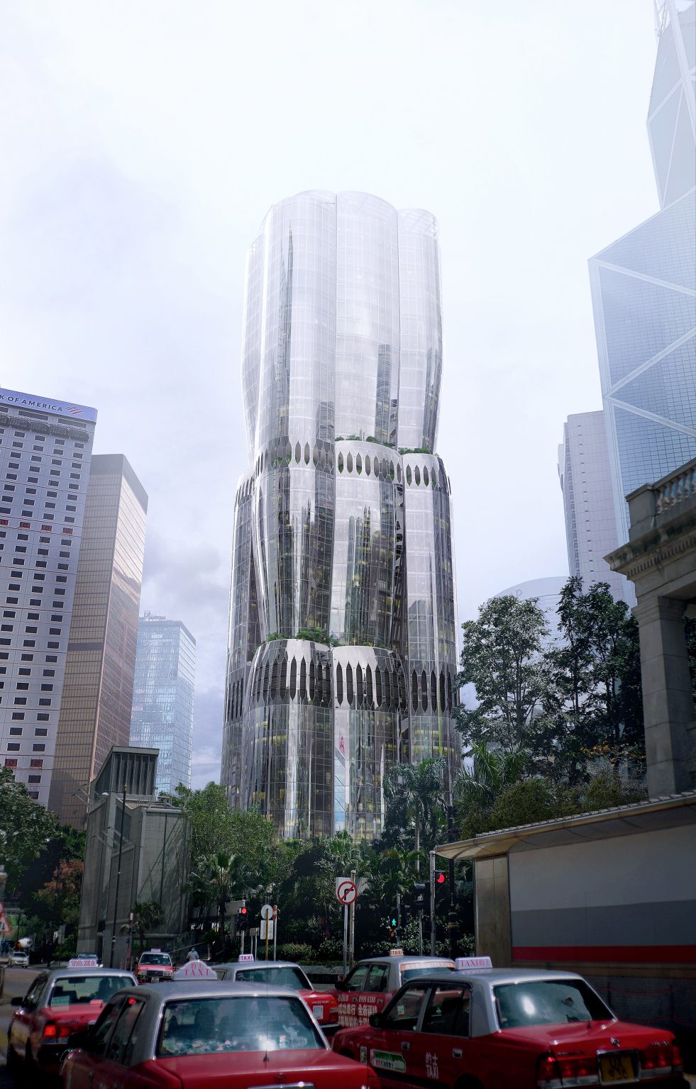 Zaha Hadid Architects Hong Kong skyscraper at 2 Murray Road