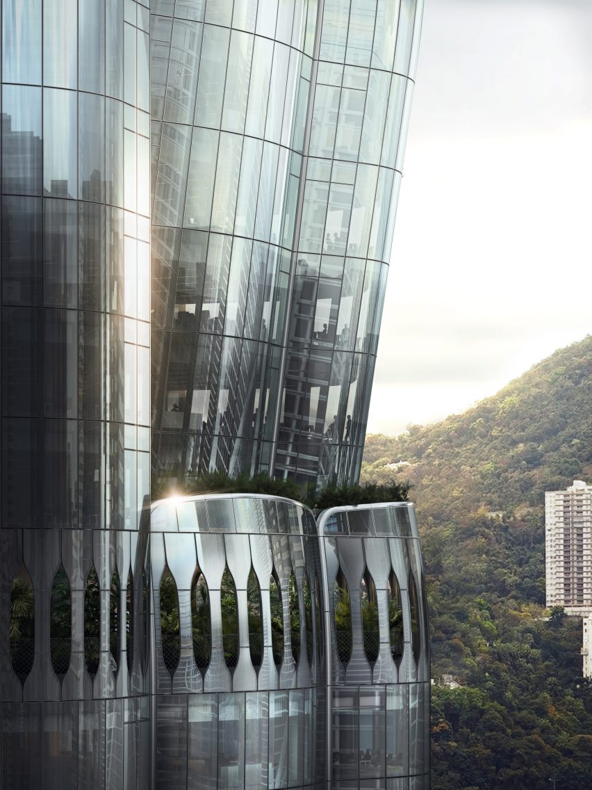 Zaha Hadid Architects Hong Kong skyscraper at 2 Murray Road