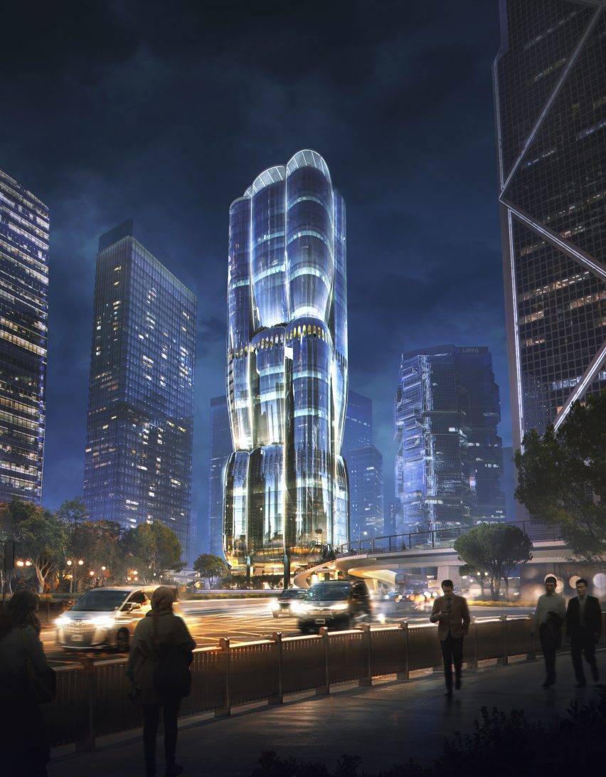 Zaha Hadid Architects Hong Kong skyscraper at 2 Murray Road