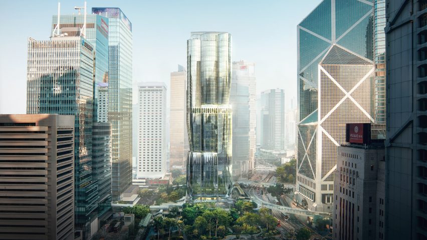 Zaha Hadid Architects Hong Kong skyscraper at 2 Murray Road