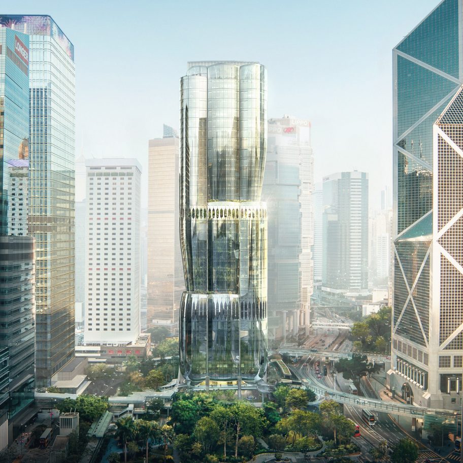 Zaha Hadid Architects Hong Kong skyscraper at 2 Murray Road
