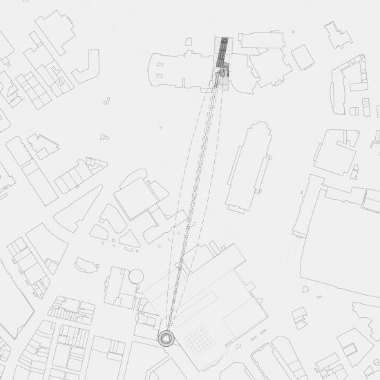 Zip wire in Liverpool by DK Architects