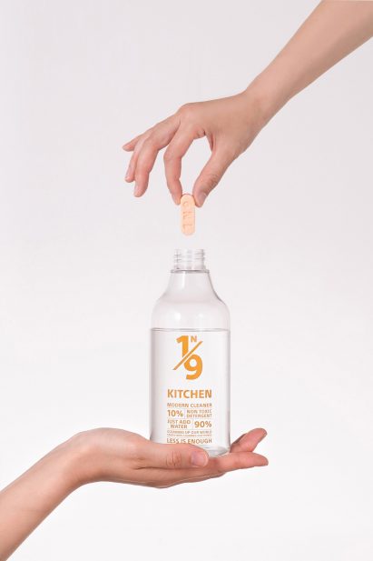 Supublic rids of unnecessary plastic production with 1N9 Modern Cleaner tablets