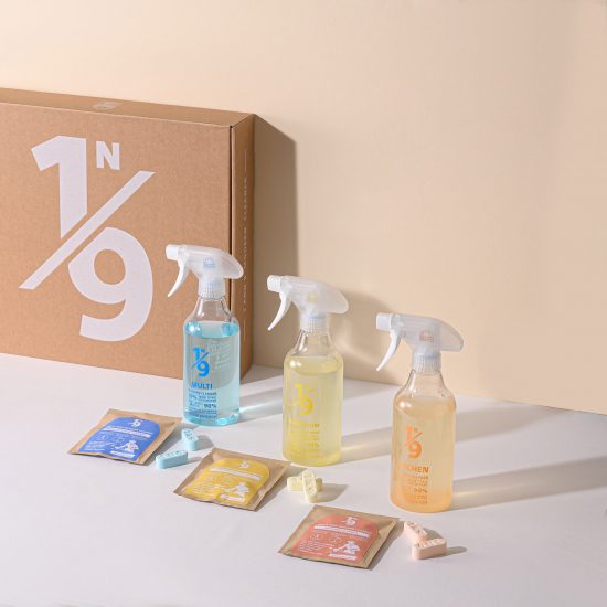 Supublic rids of unnecessary plastic production with 1N9 Modern Cleaner tablets