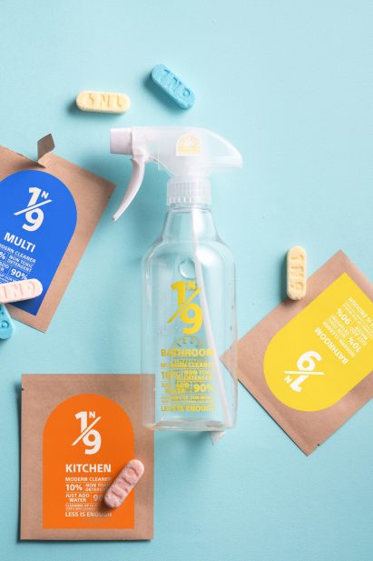 Supublic rids of unnecessary plastic production with 1N9 Modern Cleaner tablets