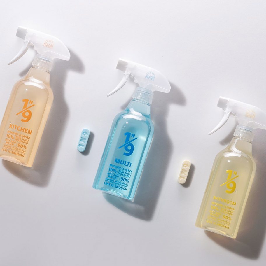Supublic rids of unnecessary plastic production with 1N9 Modern Cleaner tablets
