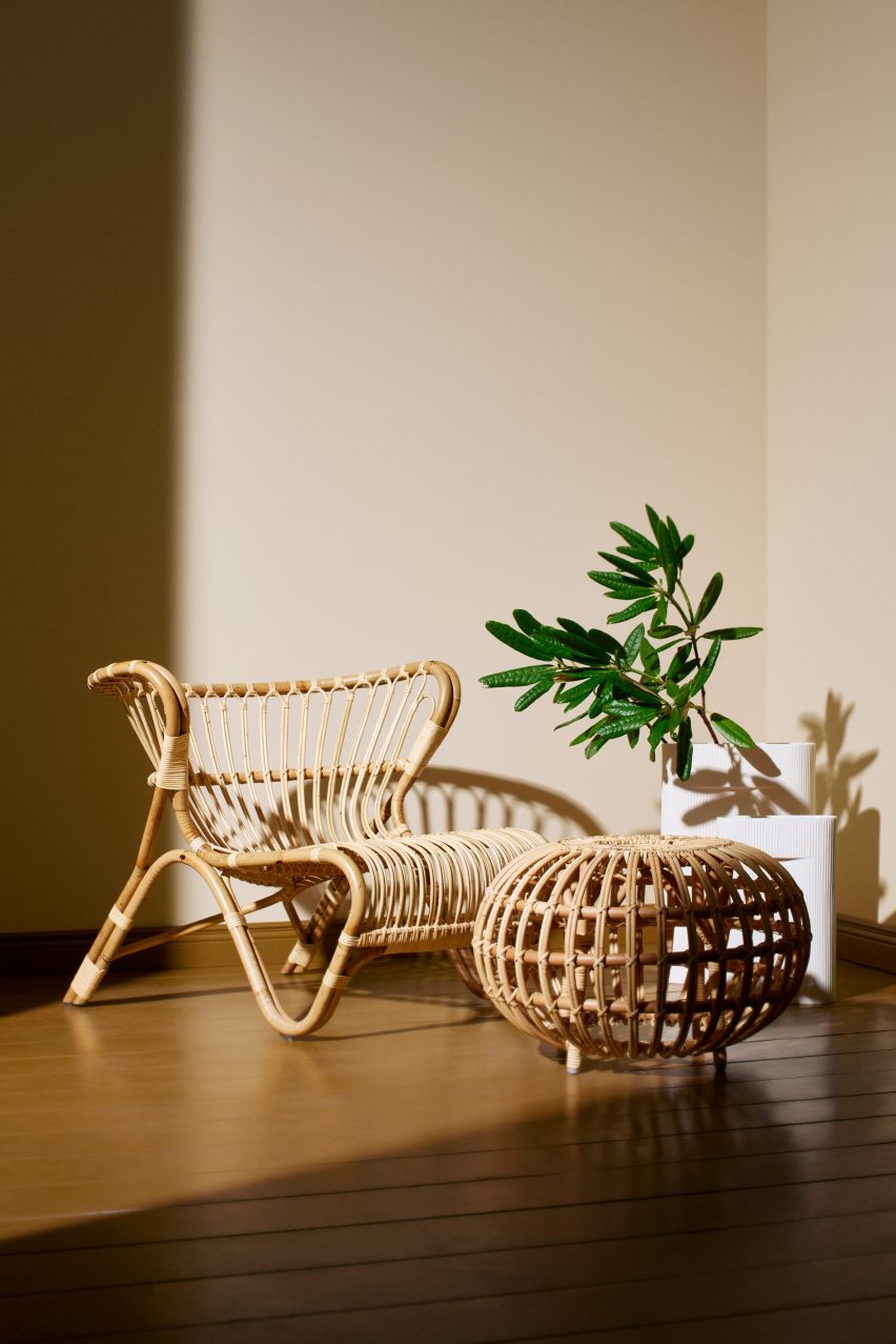 Rattan furniture from Finnish Design Shop