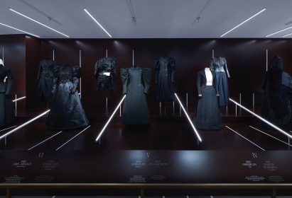 Gallery in About Time exhibition at The Met