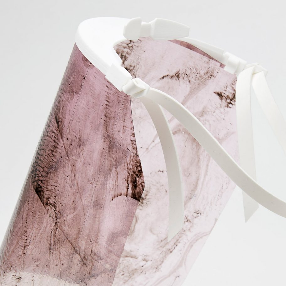 Biodegradable face mask by Alice Potts