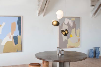 Pebble lights at Alpenglow Projects