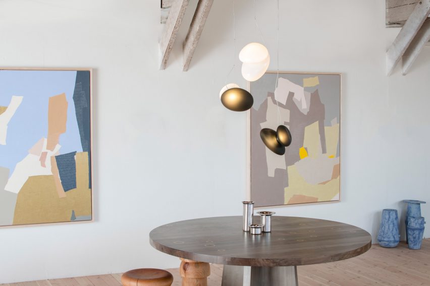 Pebble lights at Alpenglow Projects