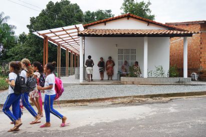 Break-out area of Babassu flour factory by Estudio Flume
