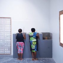 Workers at Babssu flour factory by Estudio Flume