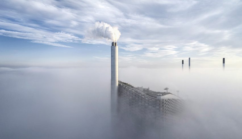 Hufton + Crow photographs of Amager Bakke, the power station and ski slope designed by BIG in Copenhagen
