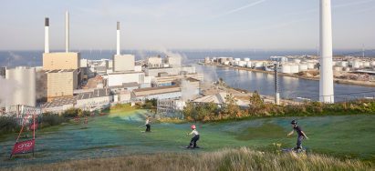 Hufton + Crow photographs of Amager Bakke, the power station and ski slope designed by BIG in Copenhagen