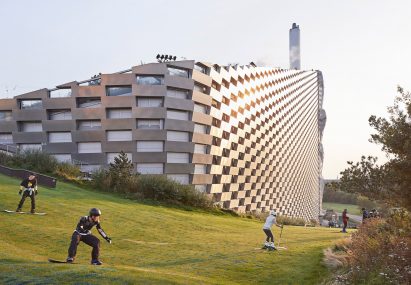 Hufton + Crow photographs of Amager Bakke, the power station and ski slope designed by BIG in Copenhagen