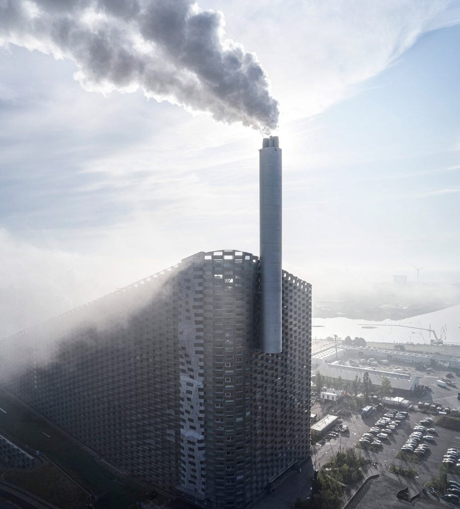 Hufton + Crow photographs of Amager Bakke, the power station and ski slope designed by BIG in Copenhagen