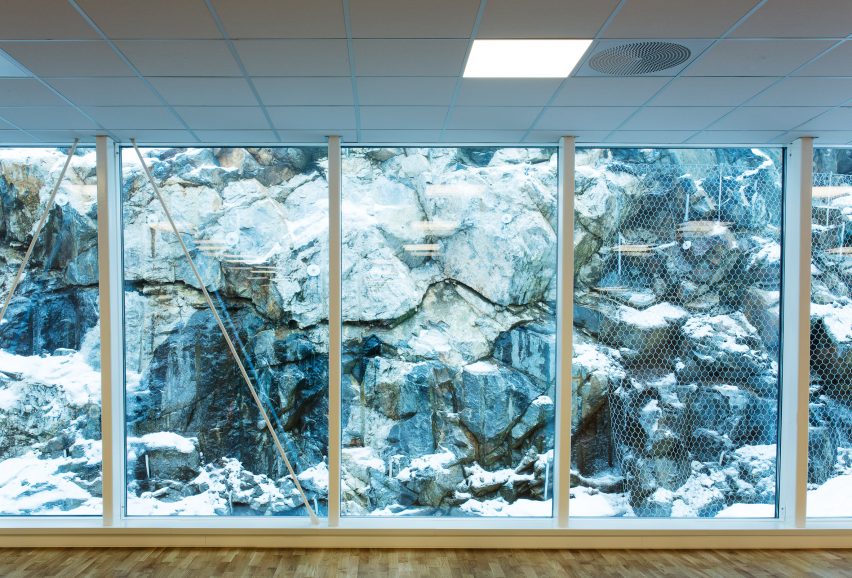 Windows of Bølgen Bath and Leisure Centre by White Arkitekter