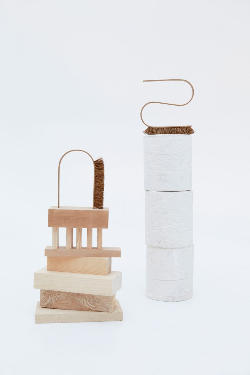 Poppy Lawman designs Bue brushes to be "enjoyed in and out of use"