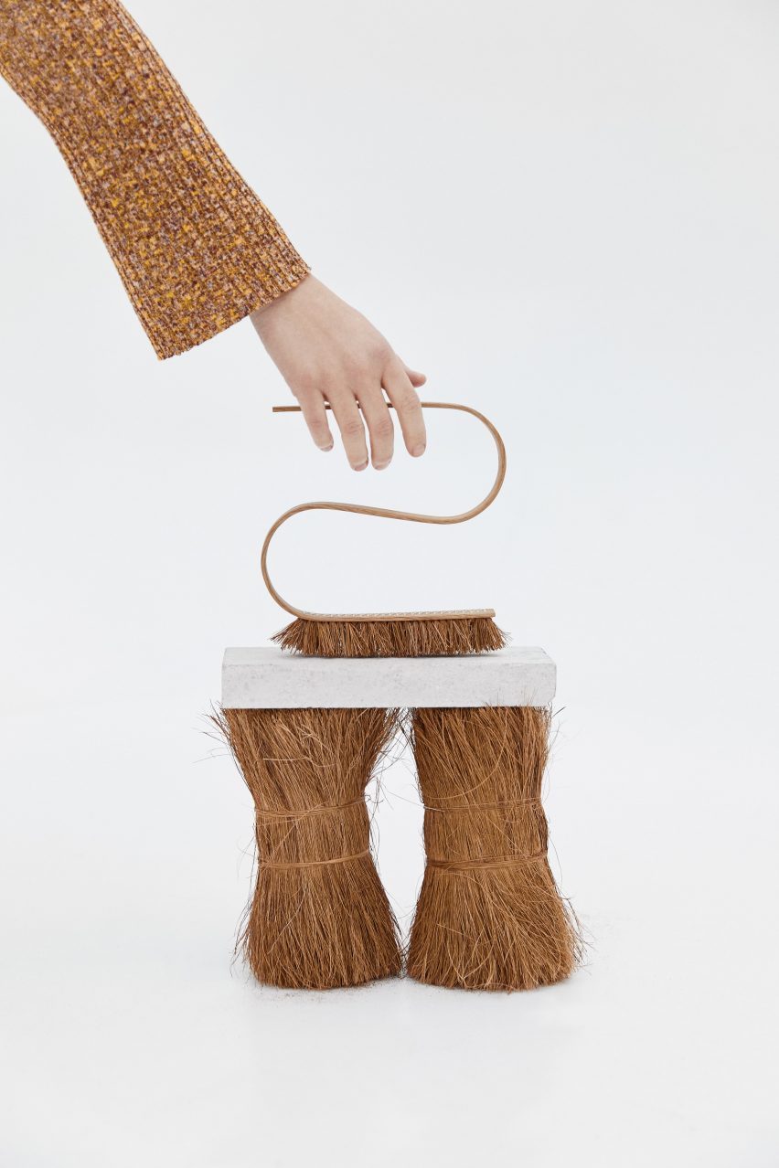 Poppy Lawman designs Bue brushes to be "enjoyed in and out of use"