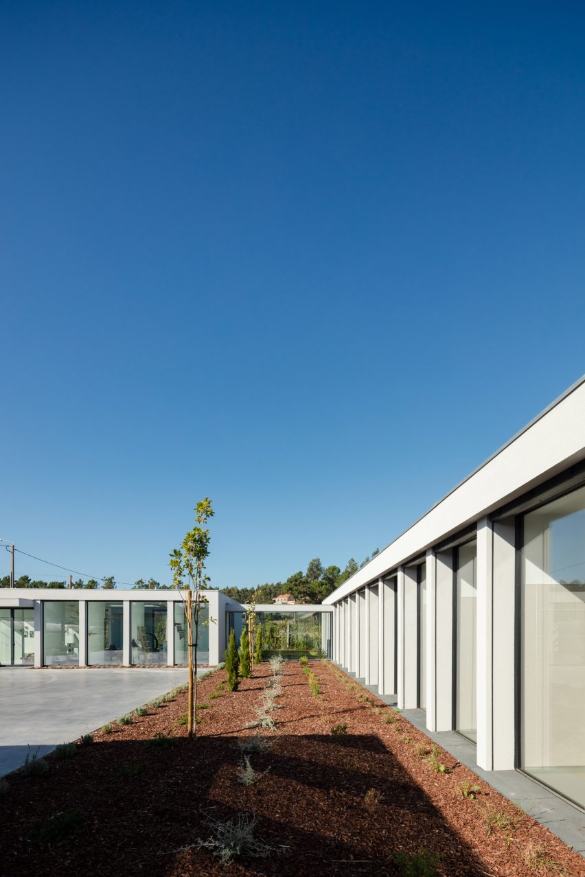 Exterior of Canine and feline hotel by Raulino Silva Arquitecto