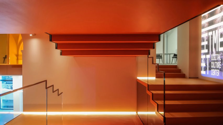 Meet Milan stairwell by Carlo Ratti