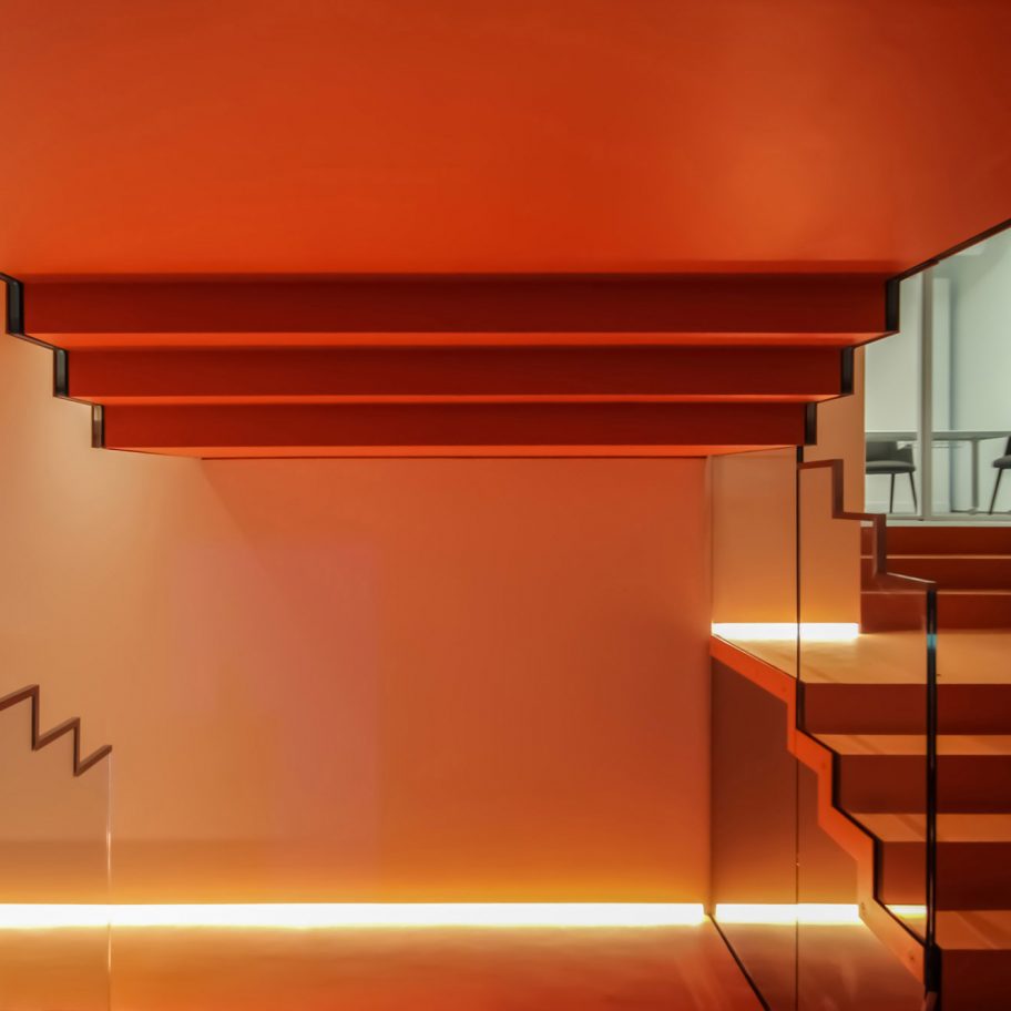 Meet Milan stairwell by Carlo Ratti