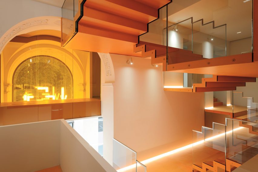 Stairwell view of MEET Milan