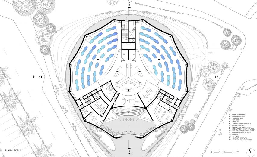 Contreras Earl Architecture designs "living ark" for coral conservation near Great Barrier Reef