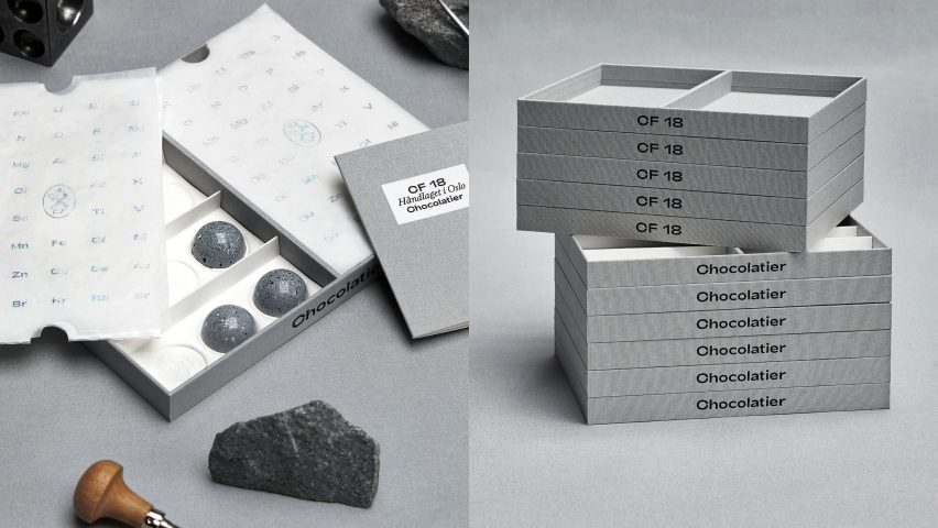 OlssønBarbieri cuts out plastic in minimalist CF18 Chocolatier packaging