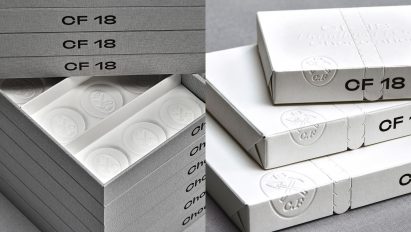 OlssønBarbieri cuts out plastic in minimalist CF18 Chocolatier packaging