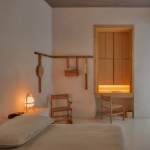 Bedrooms of Circulo Mexicano hotel in Mexico City by Ambrosi Etchegaray