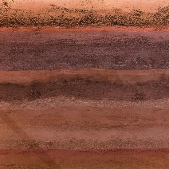 Walls covered with Rammed Earth Finishes clay plaster by Clayworks