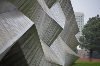 Concrete exterior of Coffee Production Plant by Giorgi Khmaladze Architects
