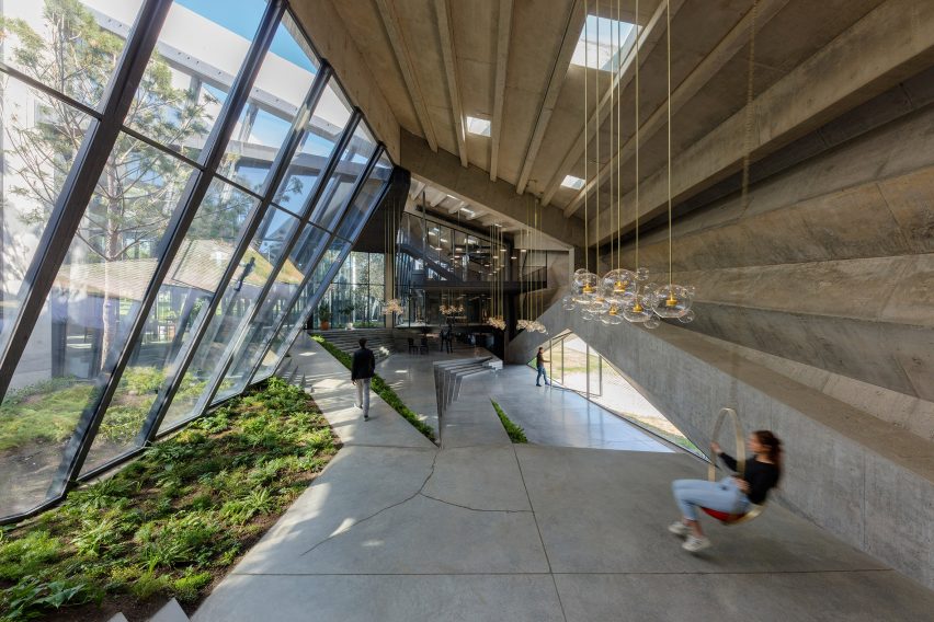 Lobby of Coffee Production Plant by Giorgi Khmaladze Architects