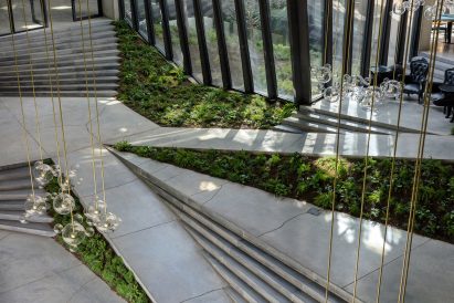 Lobby ofCoffee Production Plant by Giorgi Khmaladze Architects