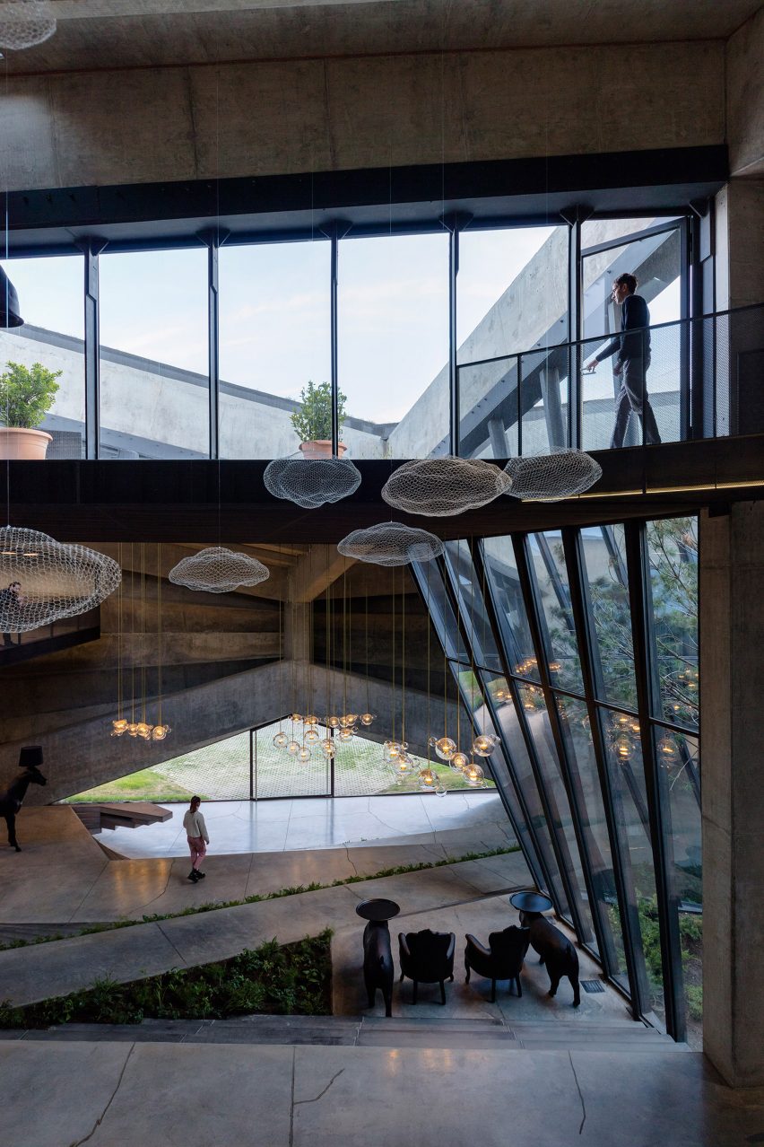 Interiors of Coffee Production Plant by Giorgi Khmaladze Architects