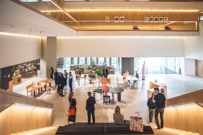 The Connected exhibition at London's Design Museum saw nine designers create furniture from hardwood