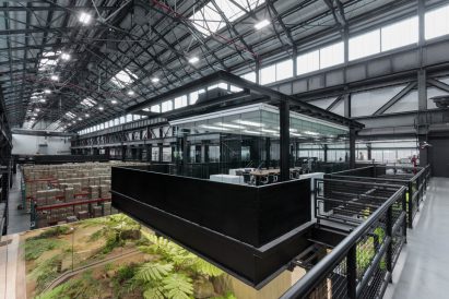 Inside of Crye Precision Headquarters by MN DCP in Brooklyn, New York
