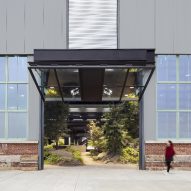 Entrance of Crye Precision Headquarters by MN DCP in Brooklyn, New York
