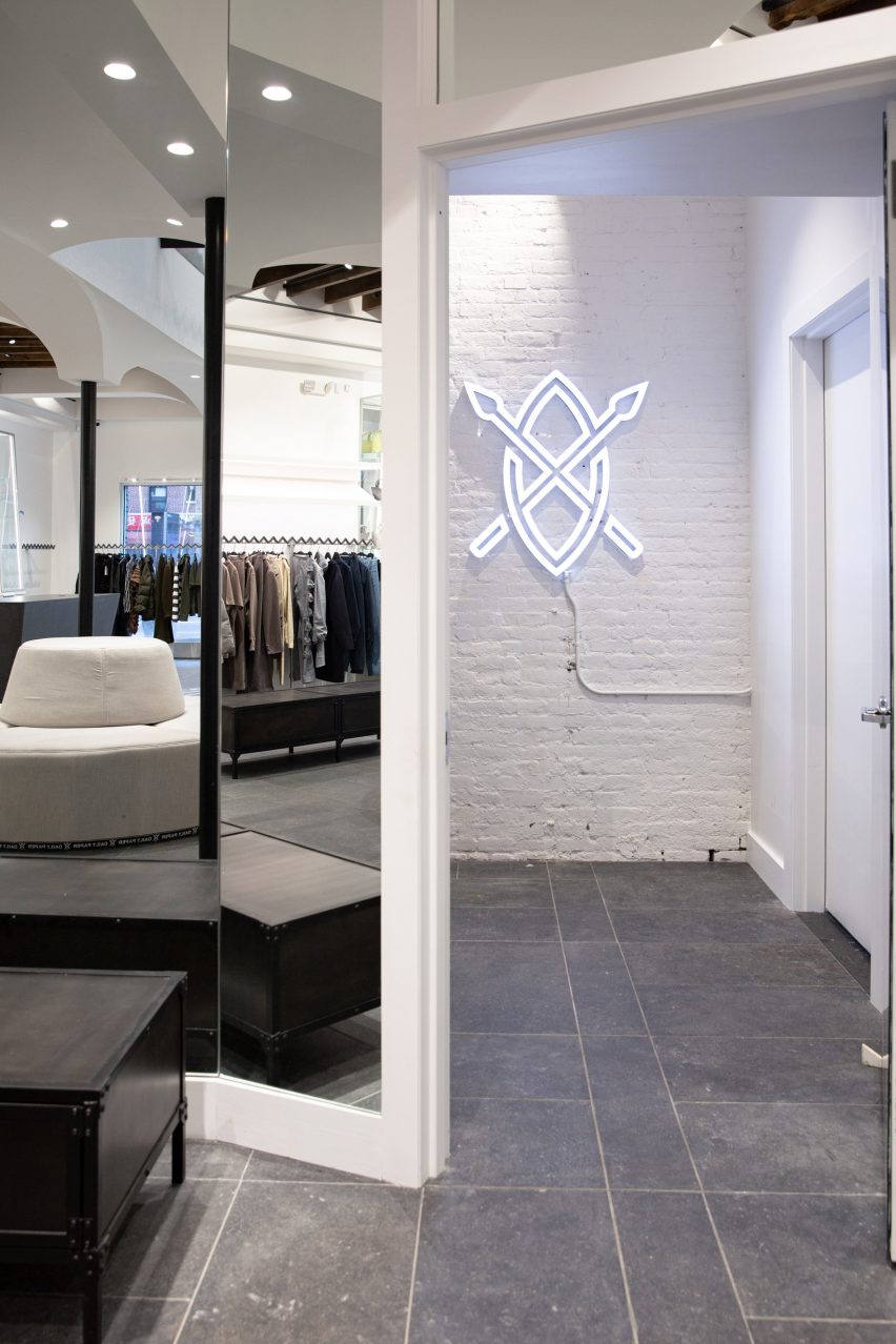 Interiors of Daily Paper store in New York