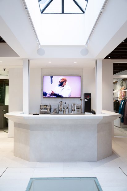 Interiors of Daily Paper store in New York