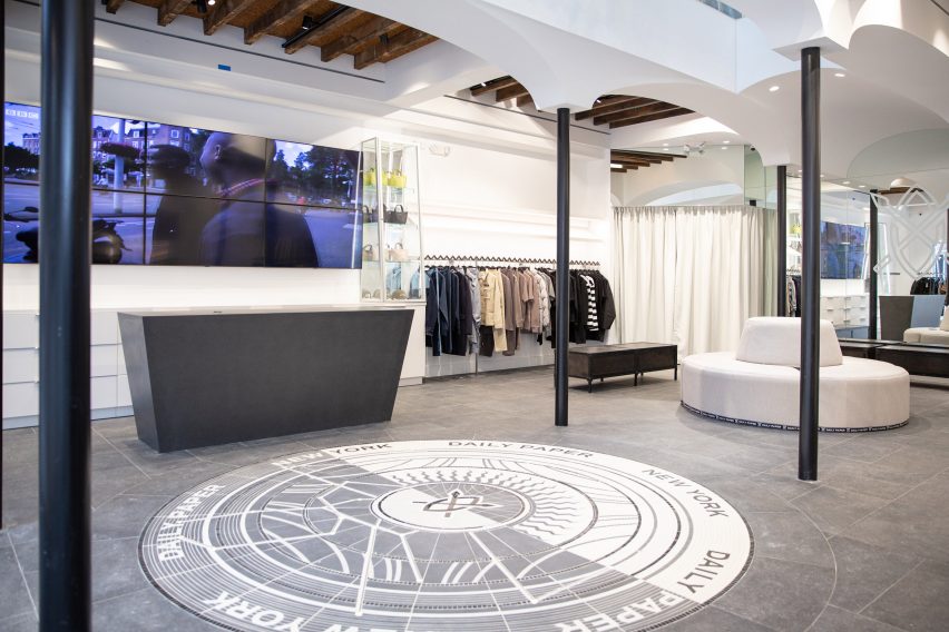 Interiors of Daily Paper store in New York