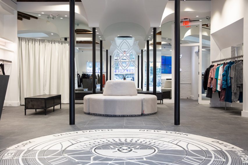 Interiors of Daily Paper store in New York