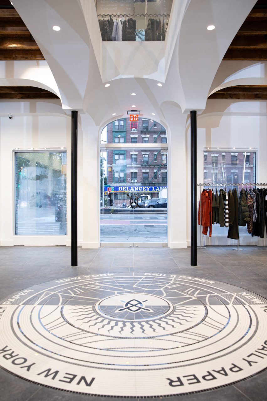 Interiors of Daily Paper store in New York