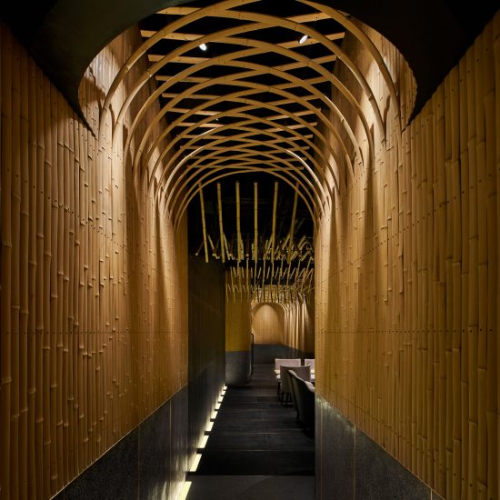 Interiors of Dongshang bar by Imafuku Architects